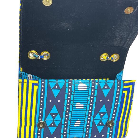 Mak Nisy Nigeria Womens Chain Crossbody Shoulder Bag Multi Velvet Lining - Picture 6 of 10